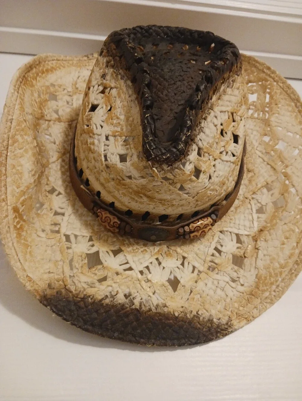 Gone Country Boho Western Straw Hat